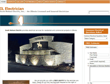 Tablet Screenshot of ilelectrician.com